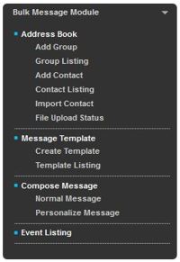 Bulk message Module